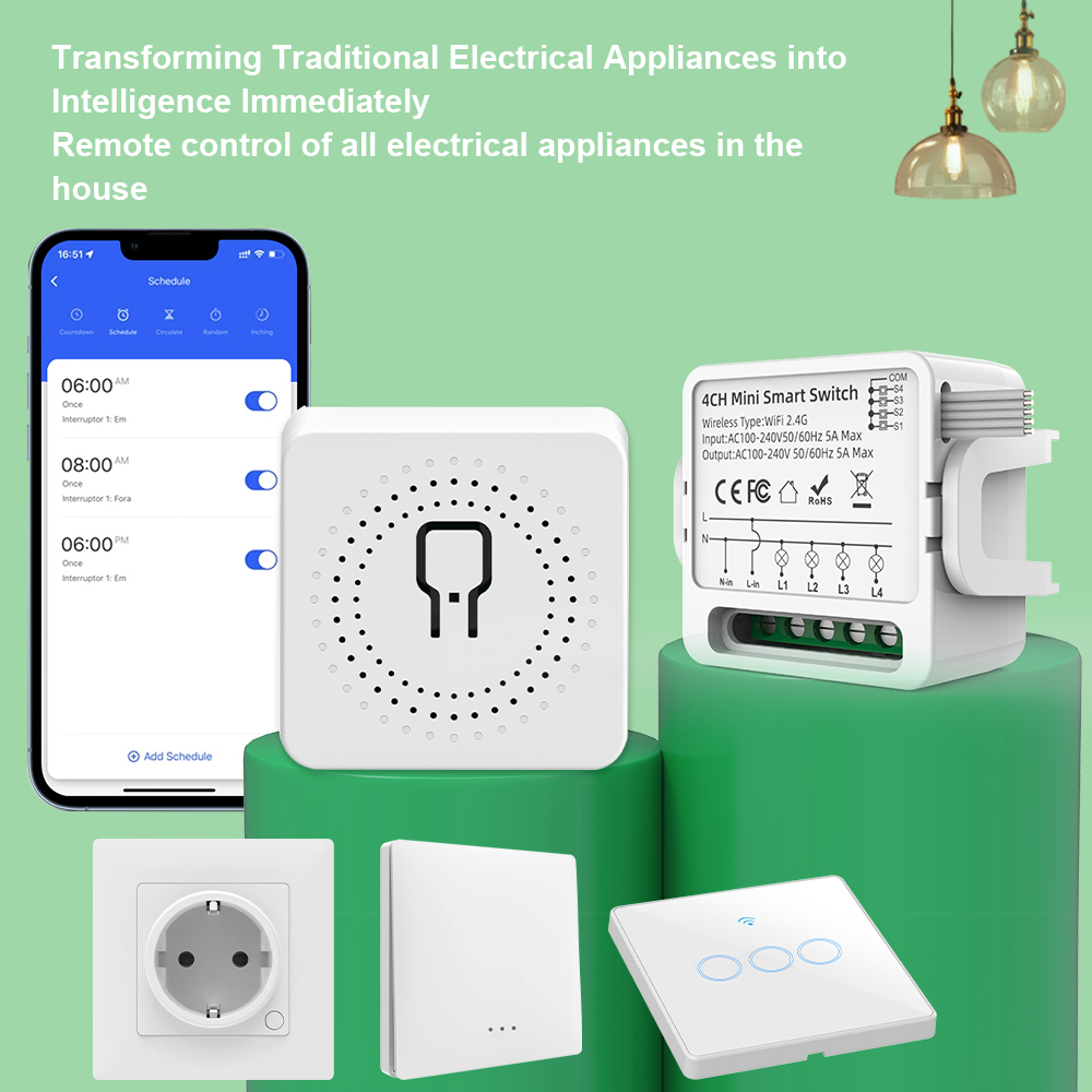Tuya WiFi Smart Switch 1/2/3/4 - Tuya 4 Channel review and price