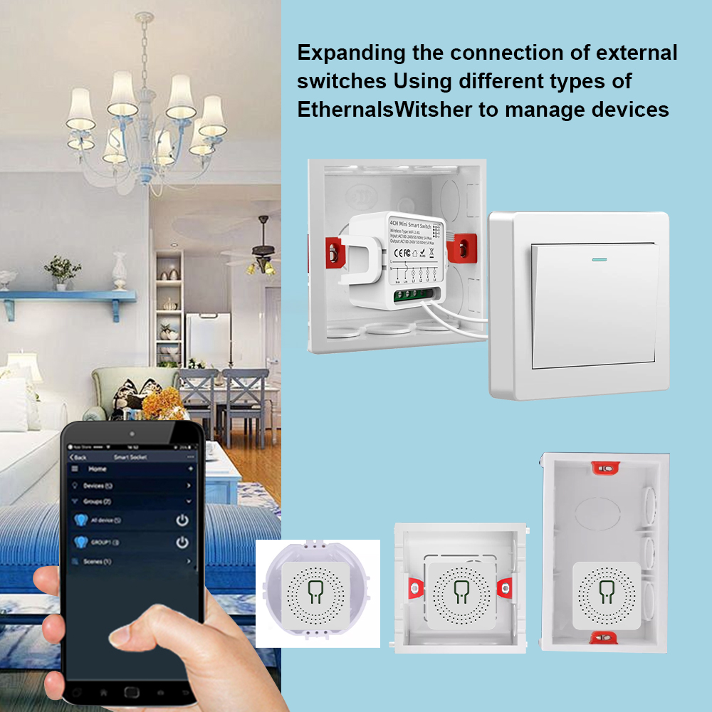Tuya WiFi Smart Switch 1/2/3/4 - Tuya 4 Channel review and price