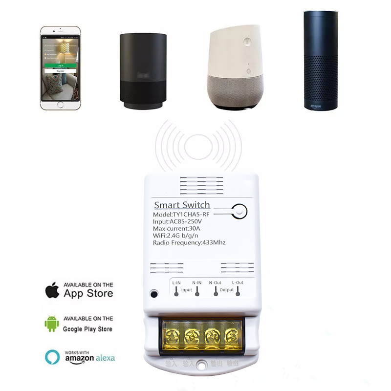 Wifi 30A Relay Module 85-250V  - Tuya 4 Channel review and price