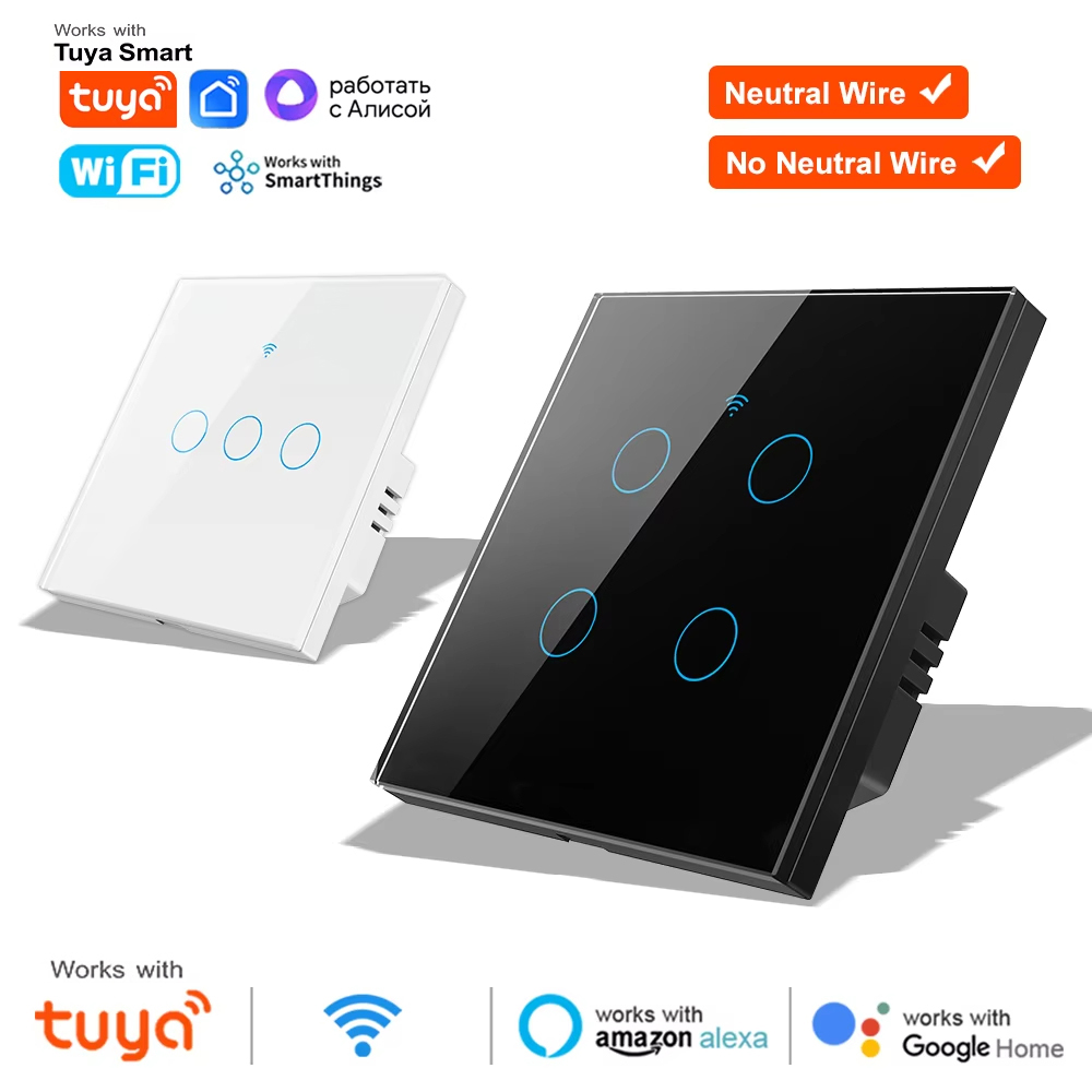 1 2 3 4 Gang WiFi RF 433mhz To - Smart Relay Tuya review and price