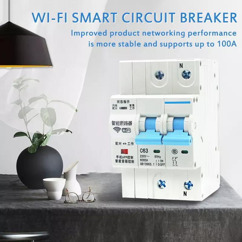 Smart 4-Pole Mini Circuit Brea - Tuya Smart review and price