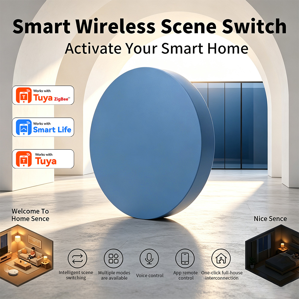 Zigbee Smart Scene Push Button - Smart Relay Tuya review and price